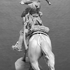 Сборная миниатюра из смолы Обер-офицер конно-егерских армейских полков, Россия 1813-14, 54 мм, Chronos miniatures