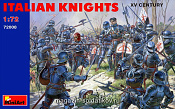 72008  Набор солдатиков Итальянские рыцари, XV в." MiniArt (1/72)"