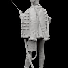 Сборная миниатюра из смолы Рядовой гусарских полков и эскадронов 75 mm (1:24) Medieval Forge Miniatures (C-75-126) (C-75-126)