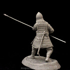 Сборная миниатюра из смолы Russian Spearman 13th c. 54 mm Medieval Forge Miniatures