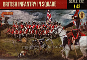 British Infantry in Square (1/72) Strelets - фото