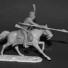 Сборная миниатюра из металла Саксонский шеволежер-лансер, 1810-13 гг., 54 мм, Chronos miniatures (CHM-54347(M)) (CHM-54347(M))