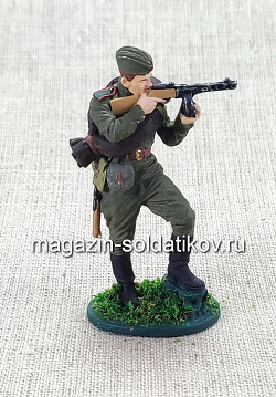 Автоматчик пехоты Красной Армии 1943-45 гг, 54 мм (QF0062) (QF0062)