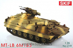 Сборная модель из пластика Советский бронетранспортер МТ-ЛБМ 1В3, SKIF (1/35)