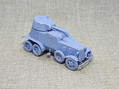 Бронеавтомобиль БА-10 1/56 3Д Корнукопия - фото