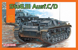 Сборная модель из пластика Д САУ StuG.III Ausf.C/D (1:35) Dragon