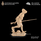 Солдатики из пластика Греческая пехота и ополчение. Крит, 1941 г. 1:32 Plastic Platoon (PP018) (PP018)