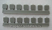 Аксессуары из смолы Советс/Российск 7,62 ящики для ленты 250 патр современные (Максим, СГ-43,ПК, ПКТ и т.д…) Tank - фото