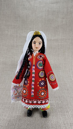 Кукла в таджикском свадебном костюме №56