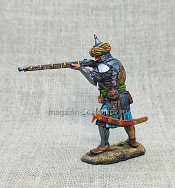 Миниатюра из олова Турецкий стрелок, 54 мм, Студия Большой полк - фото