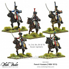 Сборные фигуры из пластика Набор миниатюр French Hussars (1808-1815), 28 мм Warlord (302012002) (302012002)