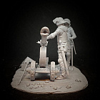 Сборная миниатюра из смолы Фальконет, Франция, XV век, 54 мм, TRILOKA miniatures (TLK-54-032) (TLK-54-032)
