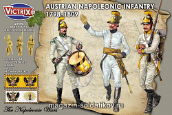 Сборные фигуры из пластика Австрийская пехота 1798-1809 (56) Victrix (WG-VX-0012) (WG-VX-0012 )