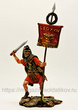 Вексилларий XXIV легиона, 75 мм, Студия Большой полк (БП0605.04.01.75) (БП0605.04.01.75)