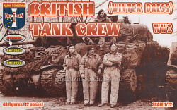 Солдатики из пластика British Tank Crew (Winter Dress) 1/72 Orion