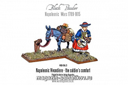 Сборные фигуры из металла Маркитант с ослом BLI Warlord (WGN-FRE-21) (WGN-FRE-21)