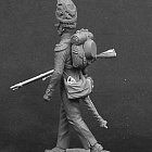Сборная миниатюра из смолы Гренадер лин. пехотных полков, Герцогство Варшавское 1810-14, 54 мм, Chronos miniatures