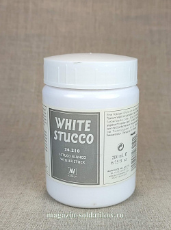 WHITE STUCCO BASE 200ml (Эффект камня - штукатурка) Vallejo