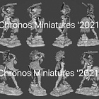 Сборная миниатюра из смолы Миры Фентези: Дочь Монтесумы. 54 мм, Chronos miniatures