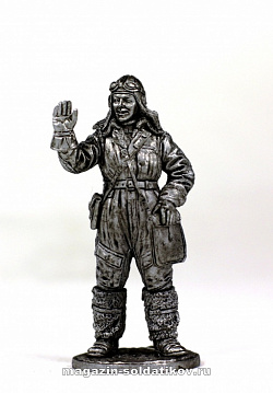 Миниатюра из олова WW2-08 Летчик-штурман, военно-воздушные силы, 1941-45 гг. EK Castings