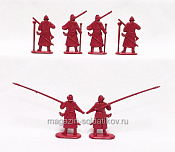 Солдатики из пластика Усиление, полк иноземного строя №2 (6 шт., терракотовый) 1:32, Уфимский солдатик - фото