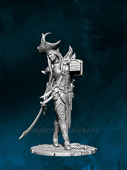 Сборная миниатюра из смолы Elf Pirate Female, First Legion (FL6039) (FL6039)
