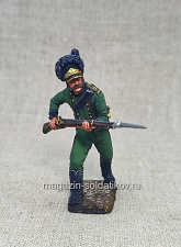 Миниатюра в росписи Русский егерь, 54 мм, Студия Большой полк - фото