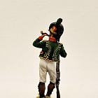 Миниатюра из олова Рядовой Каталонского батальона легкой пехоты. Испания, 1807-08, Студия Большой полк