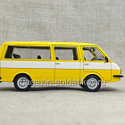 РАФ-2203 «Латвия» 1976—1987 гг.; жёлтый с белой полосой, Автолегенды СССР №026 (АС026) (АС026)