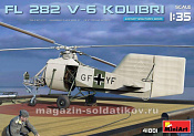 41001 Вертолет Fl 282 V-6 Колибри, MiniArt (1/35)