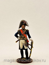 Миниатюра из олова Маршал Империи Луи-Николя Даву. Франция 1806-15 гг, Студия Большой полк - фото