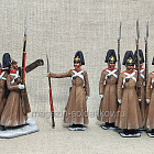 Миниатюра из олова Развод караула 1840-50-е гг. Н 7 шт, Преображенский полк, Студия Большой полк (ИЛ2790.12.02.54) (ИЛ2790.12.02.54)