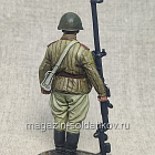Миниатюра из металла Боец РККА с ПТРД, 54 мм (575-040) (575-040)