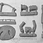 Сборная миниатюра из смолы Офицер Санкт-Петербургского или Московского ополчения 54 мм, Chronos miniatures (CHM-54096) (CHM-54096)