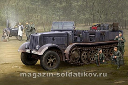 Сборная модель из пластика Бронетраспортёр Sd.Kfz.8 (DB9) Half-Track Artillery Tractor 1:35 Трумпетер (09538) (09538)