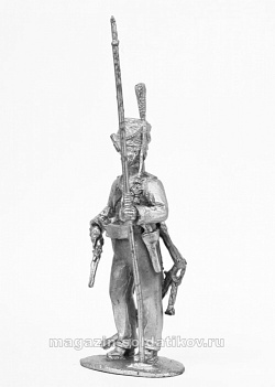 Миниатюра из олова 572 РТ Казак бугского полка, 54 мм, Ратник