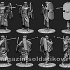 Сборная миниатюра из металла Персидский воин отряда Бессмертных, 54 мм, Chronos miniatures (CHM-54175(M)) (CHM-54175(M))