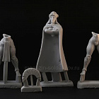 Female Greek Hoplite Commander 28 mm, Brother Vinni's (gr-10) (gr-10)