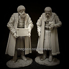 Сборная миниатюра из смолы Знатные горожане, середина XVI века, 54 мм, TRILOKA miniatures (TLK-54-035) (TLK-54-035)