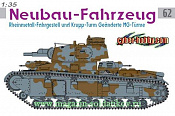 Сборная модель из пластика Д Танк 1/35 Neubau-Fahrzeug Rheinmetall-Fahrgestell und Krupp (1/35) Dragon - фото