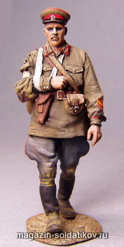 Сборная миниатюра из смолы Советский офицер. Лето 1941. Одна фигура. 1/35 Tank (Т 35056) (Т 35056)