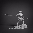 Сборная миниатюра из смолы Европейские охотники на драконов, 75 мм, Altores studio,