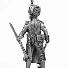 Миниатюра из олова 729 РТ Сапер первого неаполитанского полка Реал Африка 1812-15 год, 54 мм, Ратник