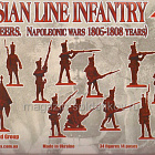 Солдатики из пластика Russian Line Infantry 1805-1808 (1:72) Red Box (RB72131) (RB72131)