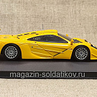 McLaren F1 GTR Long Tail 1996 yellow 1:43, WhteBox (IXO) (Q307-143) (Q307-143 )