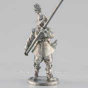 Сборная миниатюра из металла Пикинер, стоящий 28 мм, Аванпост - фото