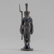 Сборная миниатюра из смолы Сержант роты шассеров, стоящий, Франция, 28 мм, Аванпост - фото