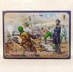 Солдатики из пластика Русская морская артиллерия. Крымская война (1/72) Strelets (032) (032)