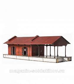 Сборная модель из картона Пакгауз (СССР-Россия). . 1/87 Умбум (382) (382)