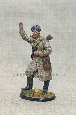 Старший сержант - артиллерист, командир орудия, 1943-45 гг., 54мм, Красный фронт, 54 мм (КФ-034) (КФ-034)